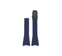 Correa de reloj de silicona Compatible con Casio G-SHOCK GST-S130/S110/S120/B100/W300(Blue-black)