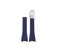 Correa de reloj de silicona Compatible con Casio G-SHOCK GST-S130/S110/S120/B100/W300(Blue-Silver)