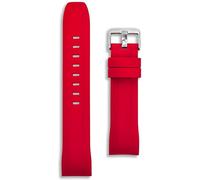 Correa de reloj de silicona con extremo curvado de 22 mm, compatible con Seiko SKX, 22mm, Silicona, Sin piedra preciosa