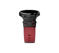 Correa de reloj de silicona de lujo de 22mm Compatible con Huawei Watch GT5/4 5/3pro 46mm Correa de reloj con conector de metal de Compatible con Huawei Watch 4/4Pro Ultimate Men pulsera(Black red,For