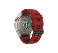 Correa de reloj de silicona Quic kFit de 26mm 22mm de dos tonos Compatible con Garmin Fenix 8 E 47mm /Garmin Enduro 3 / Fenix8 51mm, accesorios de correa(Red Black 2,Quic kFit 26mm)
