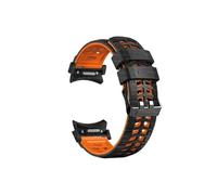 Correa de reloj de silicona suave sin espacios compatible con Samsung Galaxy Watch FE / 7 6 5 4 44mm 40mm / 4Classic 42mm 46mm / 6classic 47mm 43mm / 5Pro 45mm Correa de reloj deportivo(Black black or