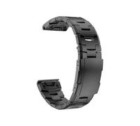Correa de reloj de titanio Quick Fit de 26 mm y 22 mm for Garmin Fenix E 8 7 7X Pro 6 6X 5 5X Plus/Epix Pro/MARQ/TACTIX con banda de metal(Dark Gray 2,Quick Fit 26mm)