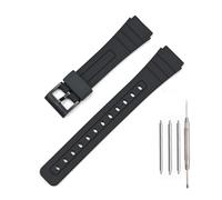 Correa de reloj de TPU compatible con Casio F-91W/F-84/F-94/F-105/F-108/A-158/A-168 para hombres y mujeres de 18 mm