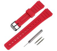 Correa de reloj de TPU de repuesto para Casio F-91W/F-84/F-94/F-105/F-108/A-158 correas de reloj para hombres y mujeres, 16mm