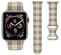 Correa de reloj deportiva compatible con correa de reloj de 42 mm, 44 mm, 45 mm, 49 mm, para mujer, correa deportiva de silicona suave con estampado floral, correa deportiva de repuesto para iWatch