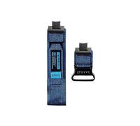 Correa de reloj deportiva de lona de nailon resistente al agua Compatible con Casio G-SHOCK MTG-B3000(Blue-black)