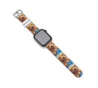 Correa de reloj Dog Retriever Animals compatible con Apple Watch, correas de silicona de repuesto, 38mm/40mm, Silicona, Sin piedra preciosa