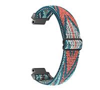 Correa de reloj elástica ajustable compatible con Garmin Forerunner 235, pulseras de repuesto de nailon transpirable para Forerunner 220/230/620/630/735XT/235Lite para mujeres y hombres, flecha verde