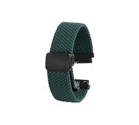 Correa de reloj elástica de nailon transpirable, Compatible con Casio DW-H5600 la serie(Jungle Green)