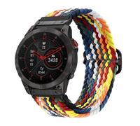 Correa de reloj elástica de nailon trenzado de 22/26mm, de liberación rápida, apta for Garmin EPIX GEN2/Fenix7/7X Solar/6X/6XPro/5XPlus/Enduro 2(6,For Garmin Enduro 2)