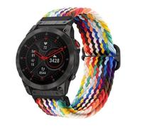 Correa de reloj elástica de nailon trenzado de 22/26mm, de liberación rápida, apta for Garmin EPIX GEN2/Fenix7/7X Solar/6X/6XPro/5XPlus/Enduro 2(5,For Fenix 5X 5XPuls)
