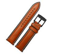 Correa de reloj Genuineleather de liberación rápida para fósil FTW1114 4016me3110 FS5436 24 20 20 mm de banda de vigilancia para Pro 2 Gear S2 S3 (Color: Azul de plateado, Tamaño: 20 mm)