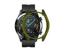 Correa De Reloj Hombre Adecuado para Watch 2 (46 mm) Reloj Inteligente TPU Funda Protectora de Color Pulseras para Hombres (Army Green, One Size)