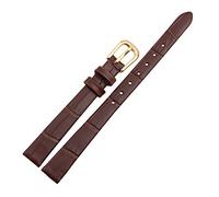 Correa de Reloj Inteligente,Correa de Reloj,Correas de Reloj de Repuesto,Correa de Reloj de Cuero for Mujer de 6 mm a 16 mm Hebilla de Acero Inoxidable Mini Pulsera Delgada Correa de Reloj Transpirabl