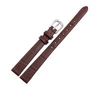 Correa de Reloj Inteligente,Correa de Reloj,Correas de Reloj de Repuesto,Correa de Reloj de Cuero for Mujer de 6 mm a 16 mm Hebilla de Acero Inoxidable Mini Pulsera Delgada Correa de Reloj Transpirabl