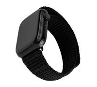 Correa de reloj inteligente de nylon fijo para Apple Watch 38/40/41mm, negro