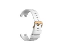 Correa de reloj inteligente de repuesto de silicona suave for deporte, compatible con pulseras for Garmin/Lily, accesorios for cinturón(White)