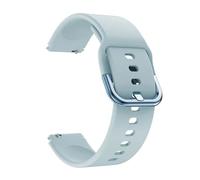 Correa de reloj inteligente de silicona con estampado de 18mm Compatible con Garmin Vivoactive 3S 4S/Rey/Venu 2S/Forerunner 265S 255S (Color : LIGHT BLUE, Size : 18mm Universal)