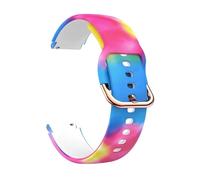 Correa de reloj inteligente de silicona con estampado de 18mm Compatible con Garmin Vivoactive 3S 4S/Rey/Venu 2S/Forerunner 265S 255S (Color : ZR, Size : For Garmin Move 3S)