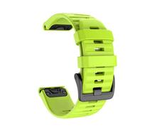 Correa de reloj inteligente de silicona de 22 26 mm para Garmin Fenix 6 6S 6X 7X 7 Pro 5 5X 5S 3HR 955 Correa de liberación rápida para Fenix7X para pulsera Fenix7, verde, 22MM QuickFit