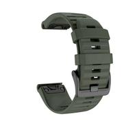 Correa de reloj inteligente de silicona de 22 26 mm para Garmin Fenix 6 6S 6X 7X 7 Pro 5 5X 5S 3HR 955 Correa de liberación rápida para Fenix7X para pulsera Fenix7, verde militar, 22 mm QuickFit