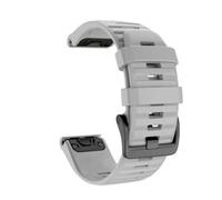 Correa de reloj inteligente de silicona de 22 26 mm para Garmin Fenix 6 6S 6X 7X 7 Pro 5 5X 5S 3HR 955 Correa de liberación rápida para Fenix7X para pulsera Fenix7, gris, 26MM QuickFit