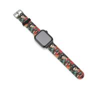 Correa de reloj japonesa con diseño de geisha fantasma compatible con Apple Watch, correas de repuesto de silicona, 38mm/40mm, Silicona, Sin piedra preciosa