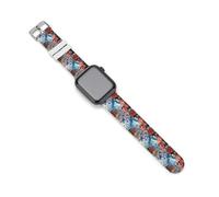 Correa de reloj japonesa Kabuki Geisha compatible con Apple Watch, correas de repuesto de silicona, 42mm/44mm, Silicona, Sin piedra preciosa