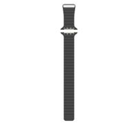 Correa de reloj Just in Case para Apple Watch 44/45/46/49mm cuero PU negro