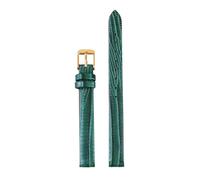 Correa de reloj Lizard Grain Slim Leather 8-16mm para mujer, Color 11, 14mm