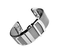 Correa de reloj milanesa compatible con for Garmin Tactix 7Pro Fenix 7X 6X 7 5 6 Pro 5X 3HR Pulsera de metal de 22 mm y 26 mm(Silver-Silver,For Garmin 26mm)