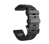 Correa de reloj negra compatible con Garmin Fenix / Forerunner / Approach / Pulsera Quatix.