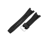 Correa de reloj negra de resina de silicona for G-SHOCK, correa de reloj suave y transpirable, compatible con Casio Heart Of Steel GST-W300G S130 B100(Black-Steel-K5)