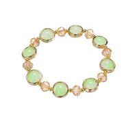 Correa de reloj para hombre, pulsera de cristal degradado, esmalte de colores, para compañeros de clase y amigos, joyería peculiar, A, Metal, No es una piedra preciosa