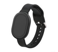 Correa de reloj para Xiaomi Tag, Posicionador de silicona Anti-pérdida Localizador amigable para la piel Pulsera para niños (negro)
