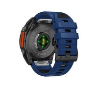 Correa de reloj QuickFit de 22 mm y 26 mm for Garmin Fenix E 8 47 mm 51 mm 7 7X 6 6X/Epix Pro/Enduro 3, pulsera de silicona de dos tonos
