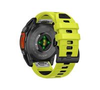 Correa de reloj QuickFit de 22 mm y 26 mm for Garmin Fenix E 8 47 mm 51 mm 7 7X 6 6X/Epix Pro/Enduro 3, pulsera de silicona de dos tonos