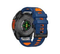Correa de reloj QuickFit de 22 mm y 26 mm for Garmin Fenix E 8 47 mm 51 mm 7 7X 6 6X/Epix Pro/Enduro 3, pulsera de silicona de dos tonos