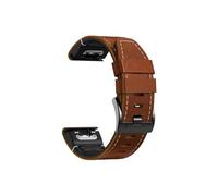 Correa de reloj Quickfit de 22mm, for Garmin Marq Adventurer 2 Athlete 2 Golfer Captain Aviator Gen 2, pulsera de reloj (Color : Brown-01, Size : For MARQ Adventurer (2))