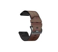 Correa de reloj Quickfit de 22mm, for Garmin Marq Adventurer 2 Athlete 2 Golfer Captain Aviator Gen 2, pulsera de reloj (Color : Coffee-01, Size : For MARQ Aviator (Gen 2))