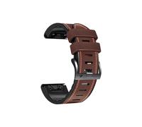 Correa de reloj Quickfit de 22mm, for Garmin Marq Adventurer 2 Athlete 2 Golfer Captain Aviator Gen 2, pulsera de reloj (Color : Coffee-02, Size : For MARQ Golfer (Gen 2))