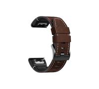 Correa de reloj Quickfit de 22mm, for Garmin Marq Adventurer 2 Athlete 2 Golfer Captain Aviator Gen 2, pulsera de reloj (Color : Coffee, Size : For MARQ Athlete (Gen 2))