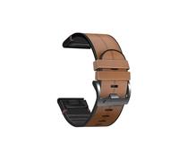 Correa de reloj Quickfit de 22mm, for Garmin Marq Adventurer 2 Athlete 2 Golfer Captain Aviator Gen 2, pulsera de reloj (Color : Brown-02, Size : For MARQ Athlete (Gen 2))
