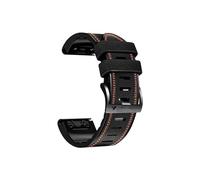 Correa de reloj Quickfit de 22mm, for Garmin Marq Adventurer 2 Athlete 2 Golfer Captain Aviator Gen 2, pulsera de reloj (Color : Black-02, Size : For MARQ Athlete (Gen 2))