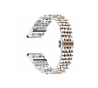Correa de reloj Quickfit de 26 y 22mm compatible con for Garmin Fenix 7x 7 6X 6 Pro 5X 5 935 945 Enduro 2 Epix Gen 2, correas de pulsera de acero inoxidable(Silver Rose Gold,26mm Width)