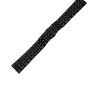 Correa de reloj repuesto acero inoxidable for hombre y mujer con cierre desplegable metal, eslabón desmontable longitud ajustable