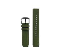 Correa de reloj repuesto de nailon/silicona de 20mm Compatible con Casio GST-B300 MWA-100H MWD-100H(Army green Black)