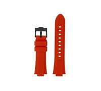 Correa de reloj repuesto de nailon/silicona de 20mm Compatible con Casio GST-B300 MWA-100H MWD-100H(A-Red Black)