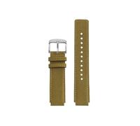 Correa de reloj repuesto de nailon/silicona for hombre de 20mm Compatible con Casio GST-B300 MWA-100H MWD-100H(Khaki Silver)